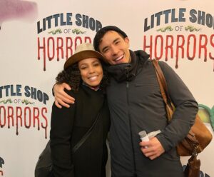 Conrad Ricamora Instagram - Murder at @littleshopnyc !! My love @amirahvannofficial came to Skid Row and my heart is so full ❤️❤️❤️