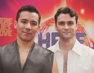Conrad Ricamora Instagram - I ❤️ u @peteywes … 
The best partner in crime a guy could ask for. We wrapped How To Die Alone (coming to @hulu ) on a Sunday afternoon in Toronto, drove to NYC till 3am, and I went to rehearsal at 10am and haven’t stopped since. This entire time I’ve had the greatest husband by my side propping me up, making lemon ginger water, being a shoulder to cry on, encouraging me when I was overwhelmed, and basically putting up with living with a zombie for the past 6 months. I couldn’t have done this run of @herelieslovebway without my person, my family, my Nova Scotian/Torontonian/Canadian valentine … my whole heart. ❤️ 

I still can’t believe we got married during Tech.