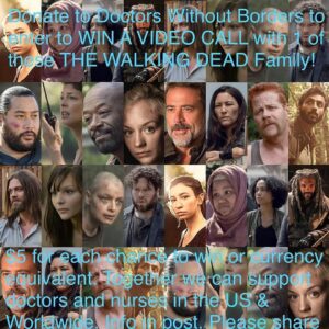 Cooper Andrews Instagram - A call with me will most likely end with a sing along by the piano. Hahaha Just kidding! It will definitely end with a sing along by the piano. 
Thank you all for donating and/or sharing! Dontaions will be matched before April 30th.

LINK ON PROFILE
• • • • • •
New #TWD cast added!!! Win a 10 minute video call with any one of these The Walking Dead cast members! @jeffreydeanmorgan @thereallenniejames @samanthamorton @kharypayton @thetpayne @smugorange @emmykinney @foglersfictions @laurenridloff @iamavi_nash @cudlitz @cassadymcclincy @pollyannamcintosh @eleanormatsuura @KatelynNacon or @IAmNadineMarissa with some more cast to come as this unfolds!!!! Here’s how:
1) By May 15th (And if before April 30th your donation will be matched!) Donate at least $5 (or your currency equivalent) to Doctors Without Borders 
Each $5 you donate is one entry to win so if you donate $10 your name will be put in the hat twice and on and on.
DoctorsWithoutBorders.org
@doctorswithoutborders 
2) Post proof of your donation using #TWD4DWB and write which cast member on the list you’d like your video call with OR Email proof to TWD4DWB@gmail.com writing which cast member you choose from the list above. 
Proof: When you donate they automatically send you an email proving your name & the amount donated. You can screenshot the relevant part of the email & post with the hashtag #TWD4DWB & your choice of cast OR email to us at TWD4DWB@gmail.com with your choice of cast (If posting, avoid breaking your privacy: don’t show the part of the email that has personal details like your address. Just show: your name and the amount in your screenshot. 
3) Hear on May 16th!
I will announce the winners on May 16th and will be in touch to set you up with your video call with your favorite listed #TheWalkingDead cast member. 
ANY OTHER QUESTIONS email TWD4DWB@gmail.com

Get donating! And if you can’t donate please share! #ThankYou ♥️♥️♥️✌️✌️✌️Let’s do this! #TheWalkingDeadFamily #TWD #TWDFamily #TheWalkingDead #TWD4DWB #DWB 
Doctors Without Borders are helping to support doctors and nurses in the US and worldwide in this global pandemic.