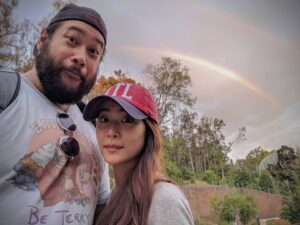 Cooper Andrews Instagram - Happy Birthday to my incredible wife, Abin!!!! @bubblebini your cleverness and love for life with everything it has to offer makes me realize how much of a force of nature you are. You are the reason I smile... except when you're claiming you're pinching my cheeks for everyone who can't 🤣🤣🤣 (photo 10) I love you so much and I STILL can't believe how lucky I am to spend the rest of my life with you. 
We're sticking candles in sweet sticky rice and Mango tonight!