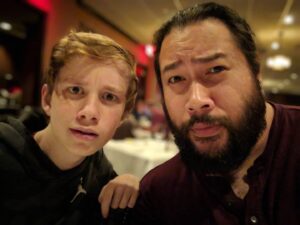 Cooper Andrews Instagram - Happy birthday @macsenl !!! Man, look how young we look. We must have been in middle school together here when 
What-Do-You-Think-You're-Doing?! selfies were still the new thing
. 
#KingdomForLife