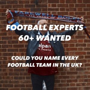 Coralie Rose Instagram - Do you know anyone who knows EVERYTHING there is to know about football? Football EXPERTS aged 60  years wanted for a paid commercial shooting in London for a sports game publisher commercial. Email me game@roadcasting.co apply now :) @coralie_blamo_rose