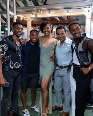 Corbin Bleu Instagram - The world premiere of Summer Stock is officially open at @goodspeedmusicals! So grateful for this incredible troupe! 

Photography: Diane Sobolewski Book & Additional Lyrics by Cheri Steinkellner | Based on the classic MGM film; Produced by special arrangement with Warner Bros. Theatrical Ventures | Scenic Design by Wilson Chin | Costume Design by Tina McCartney | Lighting Design by Jeff Croiter | Sound Design by Jay Hilton | Wig, Hair & Makeup Design by Liz Printz | EDI Consultant Kira Troilo | Production Stage Manager Bradley G. Spachman | Casting by Tara Rubin Casting | Music Direction by Adam Souza | Music Supervision, Arrangements and Orchestrations by Doug Besterman | Directed & Choreographed by Donna Feore