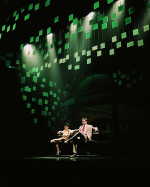 Corey Cott Instagram - Tech w/ @robbieberson. #lastdaysofsummerkcrep @kcreptheatre 📷: @emilyareti