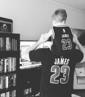Corey Cott Instagram - Odds mean nothing. Ready to watch the GOAT w/ my own GOAT. #WhateverItTakes #TheLand #Cavs