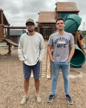 Corey Cott Instagram - George and Lenny