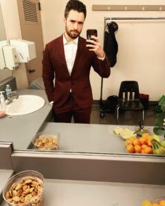 Corey Cott Instagram - Original Lyrics:🎵Corey in the bathroom with TJ’s chocolate chip cookies I ate all of them and then had to sing Santa Fe at an event and was sweating chocolate on the stage🎵#BeMoreChocoChill #NotAnAdAd @traderjoes #JoeIconis @mtca2020