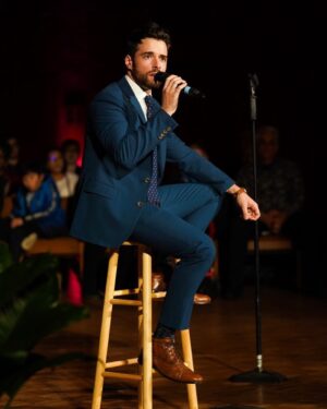 Corey Cott Instagram - Sang some tunes upstate last night. Was very fun. Would very much recommend.