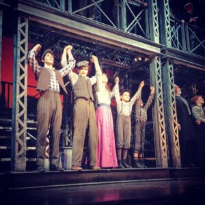 Corey Cott Instagram - 5 years ago tonight. Closing Newsies on Broadway. Can’t believe it was half a decade ago. One of the more emotional days of my life, fa shur. #NewsiesForever