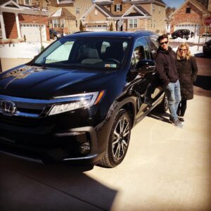 Corey Cott Instagram - Who has 4 thumbs and joined adulthood and purchased a motorized vehicle!?! THIS COUPLE! So if you see a black Honda Pilot Touring cruisin’ down 5th ave blasting the Kidz Bop version of “Ridin Dirty” - give us a wave! That’s us - the Cotts! Man what a win. Well we’d like to thank our families for their constant support and love. My mom - hey mom! She took this picture. Love you mom. Our teams of course...who else...ahh I didn’t expect to win! I’m so nervous! Haha! Totally didn’t prepare a speech. OH! Our friends, duh, for keeping us humble (looking at you Lebron - haha what a guy. Inside joke, Lebron. I still love you Lebron) and last but not least the cast and crew. Couldn’t have done it without you guys. Much love. God Bless. Elliott go to bed! #NotAnAd #WishItWasThough