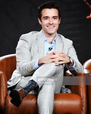 Corey Cott Instagram - That feeling you get when you flash your monogrammed socks you got in your stocking. #TCAs #FOXTCA @filthyrichfox #FatherOfTwoButIStillGetAStocking #Santa #INeedATan