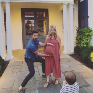 Corey Cott Instagram - EVERYBODY! MEGHAN LYNN COTT IS 2 DAYS PAST HER DUE DATE AND NEEDS SOME LABOR PRAYERS STAT. SHE IS UNCOMFORTABLE AND ALL I CAN DO IS YELL “COME OUT SOON” AT HER WOMB. SEND SOME LABOR PRAYER/ENERGY/NOTES/HELP ASAP! P.S. How gorgeous is she pregnant? Man I’m a lucky guy. Photo: @melton