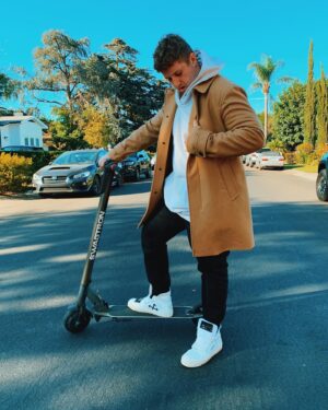 Corey La Barrie Instagram - On my way to pick up your girl 🛴💨
