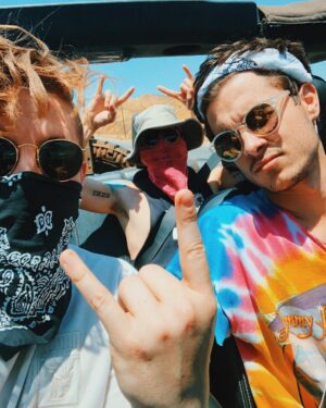 Corey La Barrie Instagram - Went off-roading today and kian almost killed us! But what’s new! Posting everyday on YouTube in July link in bio!! ❤️