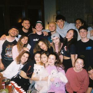 Corey La Barrie Instagram - I think it’s my brand to miss out on group pictures at this point! Swipe to see my actual reaction when I found out everyone took a group picture when I went to shower for 5 minutes!! 😂😂
