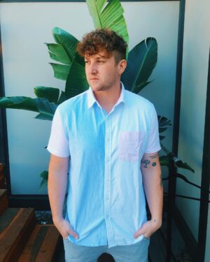 Corey La Barrie Instagram - Happy Easter everyone! Kian told me to flex on them and the second picture is how I did it 😂😂