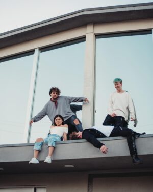 Corey La Barrie Instagram - The c4house did a little quarantine photo shoot! And here is some of the pictures! 🥺👉🏽👈🏽