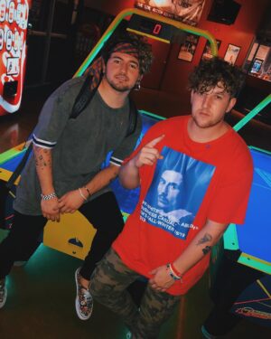 Corey La Barrie Instagram - I’m sitting here mad because I tied 1st with Jc in laser tag today!! But tour has been so fun can’t believe it’s almost over!