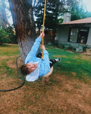 Corey La Barrie Instagram - This is how I’m going to be swinging into turning 24 this weekend! Then Hawaii 😍 p.s. I know the grass is dead we are already on it and I uploaded go to my channel and watch that shizz!