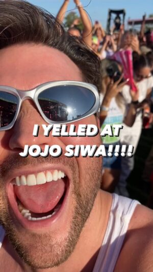 Corey O'Brien Instagram - @itsjojosiwa & I COME FACE TO FACE! 🤺
——
• thank you @nyxcosmetics for the invite to @lapride 
#reels #jojosiwa #comedy #karma
