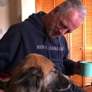 Corrine Koslo Instagram - Happy New Year one and all!!!
So grateful  for these  two. Lola and Peter... they love  each other as much as I love them!!#lovers#lovers inadangeroustime#lolabear#gratitude