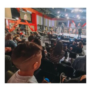 Cortney Casey Instagram - What a week we had. Although it wasnt Kings first fight week it was definitely the first one he can remember. We had a fun road trip to Vegas with our favorite road dawg @bulldawg155, Helped dad cut weight and got to watch dad fight live and put on amazing performance. King meet @meganolivi and although he was shy he did say she was pretty. Of course we celebrated dads win with sugar. #AZ #KingKlose #Vegas #UFC #DadsMini #MyLoveBug #YellowCrayon #POTN #OurLittleFamily #MakingMemories