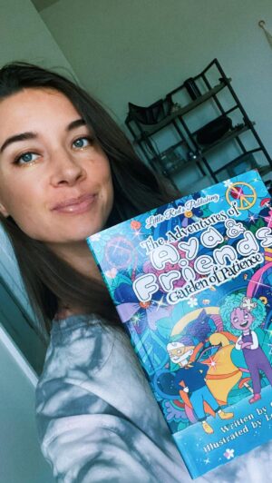 Cortney Palm Instagram - Need a holiday gift!! Have a new little one?! My children’s book is available on Amazon! (Link in bio) The book teaches mindfulness, gratitude, and love for the self as well as Mother Earth! Inspired by the psychedelic art of Ayahuasca & Her teachings I received, as well as master plants from the jungle. My illustrator & publisher are amazing @littleredspublishing 🦋 Don’t forget to shop via Amazon SMILE so a charity of your choice can receive donations! My Amazon Smile is connected to @littlebearsanctuary 
.
.
.
.
.
,
#chiricsanago #chacruna #ayahuasca #lifeislove #childrensbook #Psychedelic #art #giftidea #ajosacha #mindfullness #meditation #gratitude #dmt #cosmicserpent #unique #theadventuresofayaandfriends #book #onelove #lawofone #vegan #equality