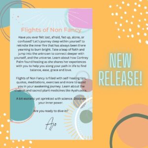 Cortney Palm Instagram - It is with gratitude that I share my two published books with you!
🤍 links to buy them are in bio!
🤍 The Adventures of Aya and Friends - has a 5-star rating and is available on Amazon and at @spellboundbookstorefl published by @littleredspublishing 
🤍 Flights of  Non Fancy - is a new release and is available on Amazon and free to Kindle subscribers!
🤍 Both books were inspired by my journey to the Amazon rainforest in Peru where I sat with the sacred master plant Ayahuasca. 
🤍 both books encourage the reader to find mindfulness, self-love and harmony.
.
.
.
.
.
#mindfulness #meditation #childrenillustration #childrensbooks #indieauthor #breathwork #selflove #selfhealing #ayahuasca #selfhelp #kindlebooks #amazonbooks #booklover #goddess #picturebook