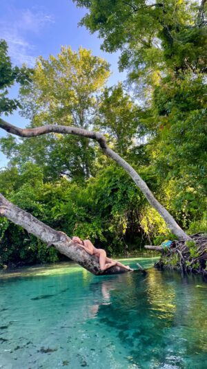 Cortney Palm Instagram - Mama Earth ~ Goddess ~ Grace and Beauty, Love and Madness ~ all a part of me ~ of us. 
.
.
.
.
.
.
#florida #hiddengem #goddess #springs #earth #beautifuldestinations #beautifulnature #nature  #treenymph #mermaid