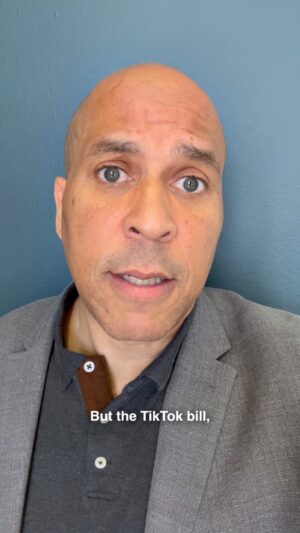 Cory Booker Instagram - The Senate will soon vote on legislation that provides $95 billion in funding for urgent security needs and to meet the dire need for humanitarian assistance across the world. I will support this bill, even with its flaws, because it’s critical that the United States stand up to address global and democratic security issues and the immense and growing humanitarian needs around the world. 

One of this bill’s flaws is a provision that would force a sale of TikTok. As written, I don’t support this provision, not because I don’t have concerns about TikTok or its ownership structure — I do — but because I worry that Congress is missing an opportunity to address larger issues with social media in general, from screen addiction, to social media’s negative effects on mental health, to the alarming impact it can have on the well-being of American children, to privacy, to the stunning proliferation of hate speech online, to its use for bullying and intimidation, to its toxic spread of misinformation, and more. Congress should work to address these broader issues in a separate bill and have a separate, full debate of these issues — not stick piecemeal riders onto a must-pass bill.

I worry now that the urgency to address the ills of these platforms will be diffused and our ability to come up with real, lasting solutions — while also protecting the benefits of these platforms — will be lost for some time. 

I know people are frustrated. I am too. We must continue the work though. This is not the last word on these issues.