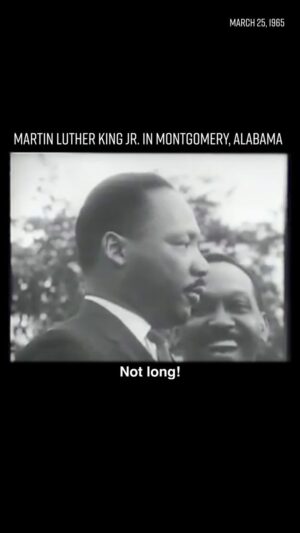 Cory Booker Instagram - 59 years ago today thousands of brave Americans began a long march from Selma to Montgomery, Alabama. It was the activists’ second attempt; a few weeks earlier, the marchers, led by the late John Lewis, were met at the Edmund Pettus Bridge in Selma by a blockade of state troopers who attacked them with billy clubs and tear gas when they refused to disperse. 

On March 21, 1965, the marchers set out again. They would walk for five days before reaching the state capitol. 

For all of those who might be feeling discouraged, I hope that the words of Martin Luther King Jr. fortify your spirit.