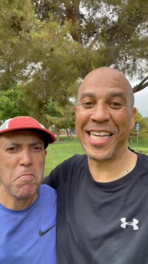Cory Booker Instagram - Happy birthday to my brother Cary. I often call him “The Better Booker.” 

He is a prince of a man and has been often in my life like a third parent, a source of wisdom and guidance and unconditional love. 

And, very importantly, we have had a lot of fun over the years. 

Thank you for this particular hard hitting lesson:

Fall down 7 times; get up 8.