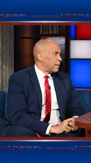 Cory Booker Instagram - Sen. @corybooker and other members introduced legislation to make IVF treatments more accessible, but can it pass the GOP?

#Colbert