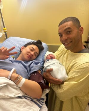 Cory Lee Instagram - 18 years ago we went on our first date. 

Meet Marlow Lee Morris. He is the best anniversary gift we could ever ask for.