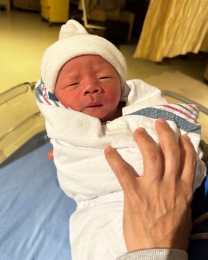 Cory Lee Instagram - 18 years ago we went on our first date. 

Meet Marlow Lee Morris. He is the best anniversary gift we could ever ask for.