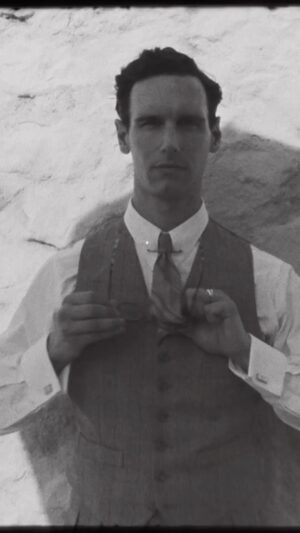 Cory Michael Smith Instagram - One of my favorite elements of #TRANSATLANTIC is the Soundtrack, composed by @likemaddladd and @david_sztanke, and recorded at THE Abbey Road Studios. Go to my Linktree and click the link for the soundtrack, or look it up wherever you get your music. The song in this video is called “Bel’ Chabine.”

Also, I love my castmates so much, and this beautiful surrealist-inspired photography of them is such a treasure to me.

Stream #TRANSATLANTIC now on @netflix 🫶🏻