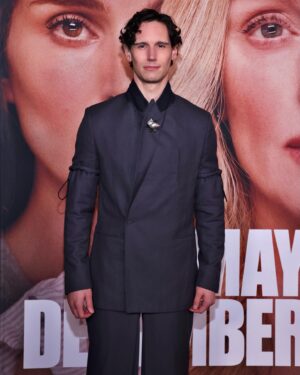 Cory Michael Smith Instagram - Last night’s Premiere of @maydecemberfilm was a DREAM. 

Thank you to #ToddHaynes for continually inviting me into your extraordinary world. Thank you @sermyberch and @therealgettymuseum for this script and for Georgie. Thank you to CASTING 🙌🏻 for this outrageously talented and kind collection of artists. Thank you to our masterful crew. Thank you to our producers for your trust and bravery. And thank you to those of YOU who see this film 🫶🏻

Styling: @brianmeller. Big thank you to @dior.