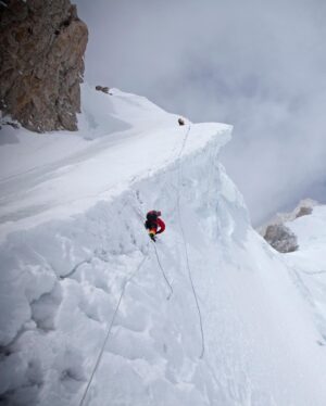 Cory Richards Instagram - Time is slippery. 13 years ago today we (barely) managed do the first winter ascent of one of Pakistan’s 8000 m peaks, Gasherbrum II. So much has changed since…and so much remains the same. One thing that will never change is the love and gratitude I feel for @iamsimonemoro and @urubkodenis for their friendship and mentorship. This climb unquestionably changed the trajectory of everything. More on that in #TheColorOfEverything out July 9th, 2024.