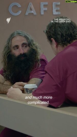 Costa Georgiadis Instagram - "You know what one patient told me today? 'I'd rather have cancer,' she said."

Sam and Costa confide in each other their experiences of working in different wards at St Vincent's Hospital.

🏥 The Hospital: In The Deep End | Tonight 8.30pm on SBS or stream free on @sbsondemand
