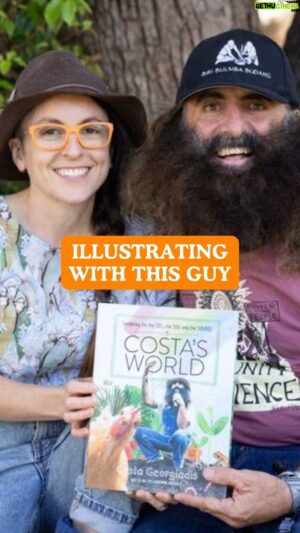 Costa Georgiadis Instagram - Are you a @costasworld fan? I did an online class last week for a Finnish permaculture crew and they said 'oh we love that guy' 😆

For those outside of Australia, Costa is our biggest celebrity. Which is cool because he's a gardener and also a really nice guy. He's half man, half hedge, and is known for being our country's most recognisable garden gnome. Y'all might have Taylor Swift and Kim Kardashian but we've got this guy and we're pretty stoked with that.

Not many people know that I did the illustrations for his amazing book 'Costa's World'. We're also working on another book project together, so stay tuned for that one.

What's your Costa story, I'd love to hear it 🥰

#brennaquinlan #artwithpurpose #costageorgiadis