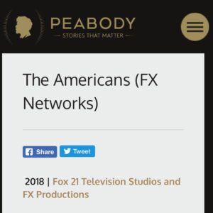 Costa Ronin Instagram - What an honor... Thank you so very much. #StoriesThatMatter #TheAmericans peabodyawards.com/award-profile/ @PeabodyAwards @TheAmericansFX @FXNetworks #PeabodyAwards