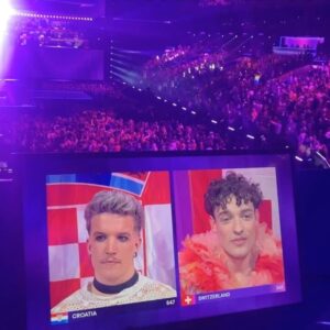Courtney Act Instagram - Congrats to @nemothings in their non-binary finery! Winner of #eurovision #esc2024 #breakthecode