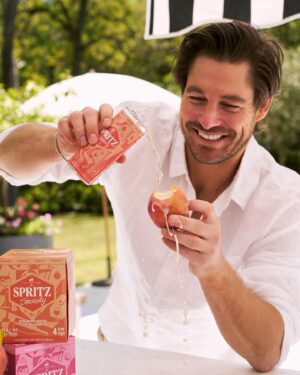 Craig Conover Instagram - I’m so excited to announce that I am now an investor in @spritz! I first found out about Spritz last summer when me and Paige were on our way to @taylorswift at Metlife and the party bus was stocked with these delicious wine spritzers. One sip was all it took for me to realize they were onto something and I needed to learn more about the brand – I loved the concept of a refreshing wine based drink & how they brought everyone together. 

Once I found out @boywithnojob & @girlwithnojob owned the brand, I knew I had to get involved somehow. I’m so excited to be in the Spritz Society family and for y’all to see the amazing projects we’ve got in the works. In the meantime, my code CRAIG20 is live now at spritzsociety.com!