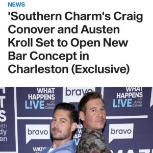 Craig Conover Instagram - Oh… & BTW… 🔉

We’re thrilled to announce our newest partnership with buddies @krollthewarriorking & @caconover! After years of friendship with the @bravosoutherncharm vets, it only made sense to join forces! 🤝

With a shared loved of Charleston & the hospitality biz, partnering on an elevated local tavern right off of King St. seemed like an absolute NO BRAINER. 

We can’t wait to bring you updates on our newest concept as it continues to unfold! 

#BTW #ByTheWay