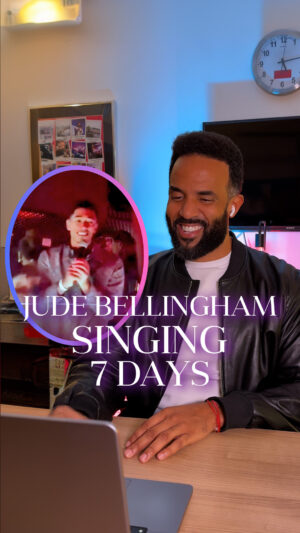 Craig David Instagram - @england goalscorer and singer wrapped into one😮‍💨 @judebellingham can do it all🔥 This guy is elite💫 Good luck for tomorrow 🏴󠁧󠁢󠁥󠁮󠁧󠁿
