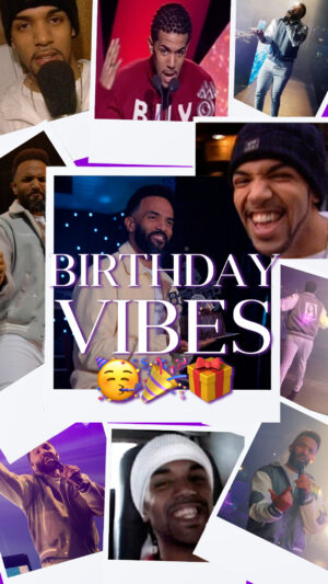 Craig David Instagram - Thank you for this trip down memory lane to celebrate 43❤️ 🎉 So grateful for the last year filled with happiness, beautiful memories and continued support from all of YOU 💫 
I can’t wait for this next wholesome chapter in my life. Time to blast off into a world of pure imagination 💭 Here we go 🚀🍭✨🎶