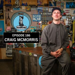 Craig McMorris Instagram - EP. 186 featuring @craigmcmorris drops tomorrow morning at 7am MST! The full interview with Craig will be available on Spotify, Apple Podcasts, YouTube, and BOMBHOLE.com #TheBombHole

This episode is sponsored by @10barrelbrewing, @cheapfunbeer, @blackstrap, @bubsnaturals, @ikonpass, and @masterplancommunications.