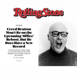 Creed Bratton Instagram - Thank you to @rollingstone and my friend Andy Greene for sharing the news this morning, and to @shayan.asgharnia for taking the incredible photos!

My 10th studio album, Tao Pop, is coming September 27 and the first single is out today. You can stream “Corner of the Universe” everywhere via the link in my bio.