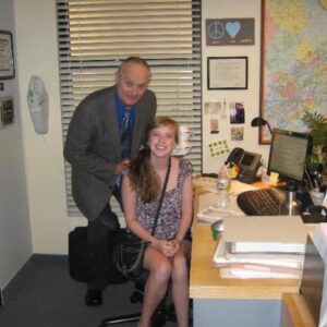Creed Bratton Instagram - This is Hayley who came on the set of the “The Office” years ago to visit. Now it’s payback time and I finagled a way for a ride in space with her and the Saint Jude mission leaving on the 15th. Will have a sweet deal on some moon rocks.
Lincoln bio.