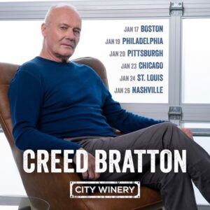 Creed Bratton Instagram - Hey gang, heading out for a brief tour in January. I hope those in the area can make it happy holidays by the way.